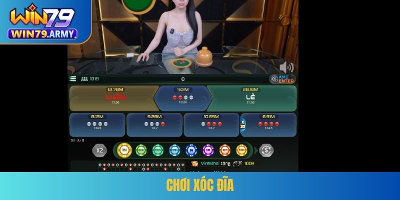 Chơi xóc đĩa