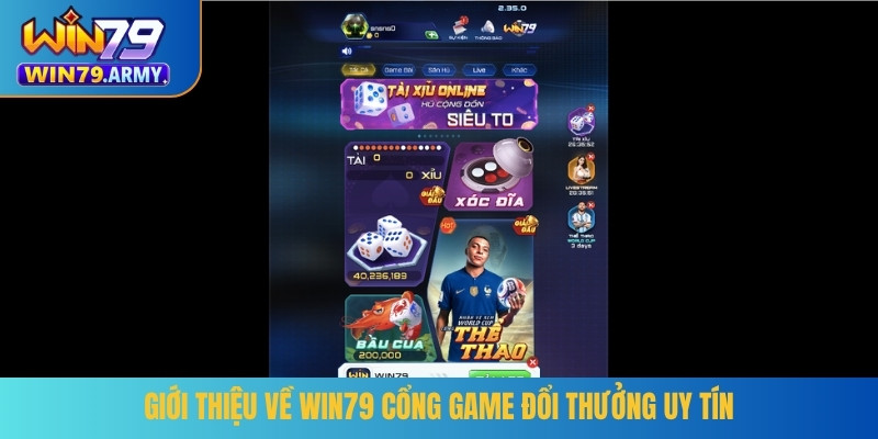 Giới thiệu về WIN79 cổng game đổi thưởng uy tín