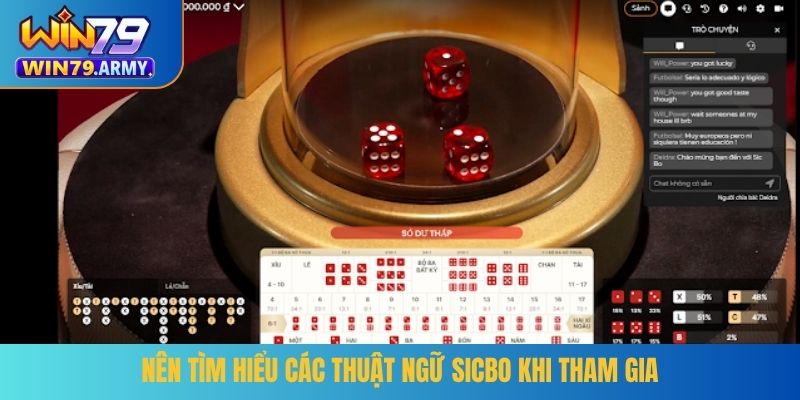 Nên tìm hiểu các thuật ngữ sicbo khi tham gia