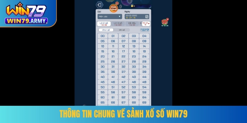 Thông tin chung về sảnh xổ số WIN79